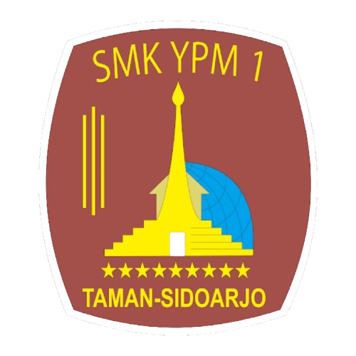 Logo SMK YPM 1 TAMAN untuk Computer and Network Engineering